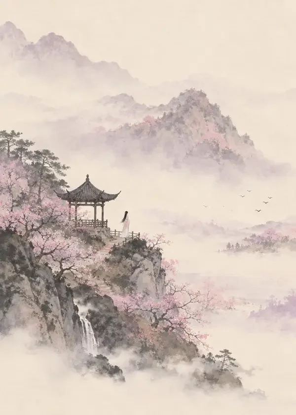 她栖春山短剧封面，古装宅斗题材